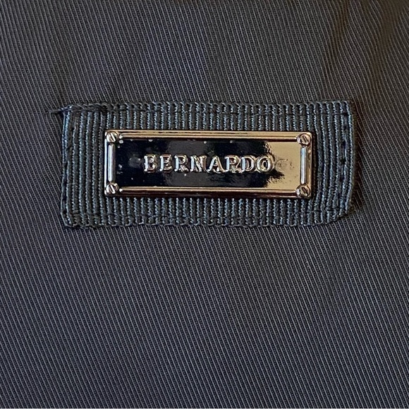 Bernardo Black Satiny Bomber Boyfriend Zip Up Jacket Small - Picture 10 of 16